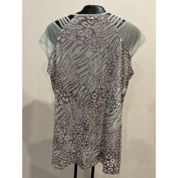 Christine Philippe Y2K Top Tee Boho Hippie Women’s Size Medium - Picture 3 of 6